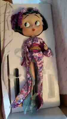 RARE Danbury Mint Extremely Rare Betty Boop Porcelain Doll Geisha Doll