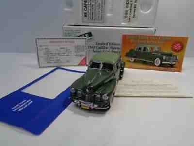 DANBURY MINT RARE 1941 CADILLAC FLEETWOOD 60 SPECIAL SDN LE #309/1000 W/DOCS
