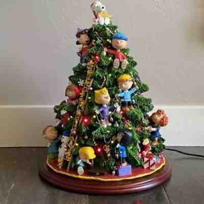 Danbury Mint Peanuts Christmas Lighted Sculpture, THE PEANUTS CHRISTMAS TREE