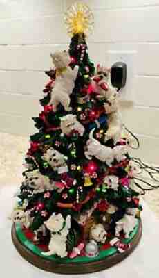 Danbury Mint West Highland Terrier Westie Dog Christmas Tree - Rare & Mint!