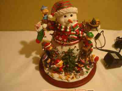 PEANUTS CHRISTMAS SNOWMAN, DANBURY MINT, STILL IN BOX