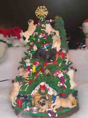 Danbury Mint Pug Christmas Tree