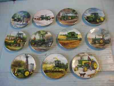 The Danbury Mint John Deere Calendar Mini Collectible Plates 11 Total