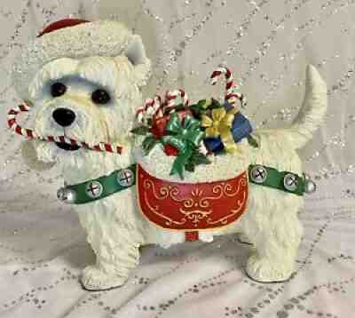Danbury Mint Westie Large Figurine 2007 West Highland Terrier Retired Collection