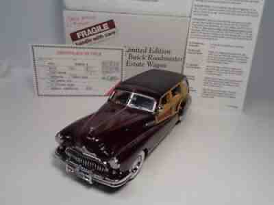DANBURY MINT 1947 BUICK ROADMASTER ESTATE WAGON LE LOW # 759 OF 5000 NIB W/DOCS