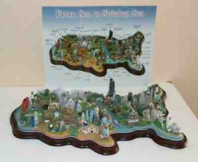 DANBURY MINT BEST KNOWN LANDMARKS FIGURINE FROM SEA TO SHINING SEA