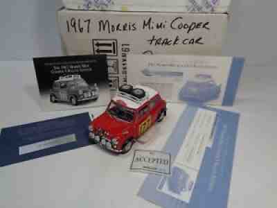 FRANKLIN MINT RARE 1967 MORRIS MINOR MINI COOPER S RALLYE ED. LNIB PREOWNED DOCS