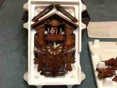 The Danbury Mint The Black Forest Cuckoo Clock New Open Box