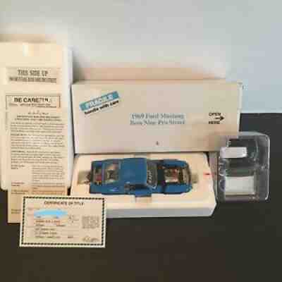 Danbury Mint 1969 Ford Mustang Boss Nine Pro Street 1:24th Die cast Collectible