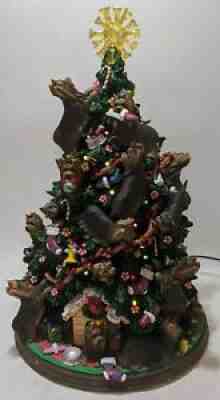 Danbury Mint Yorkshire Terrier (Yorkie) Christmas Tree Lighted