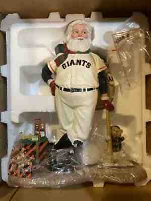 San Francisco SF Giants MLB Santa Figurine Ceramic Statue Danbury Mint 2000 NIB