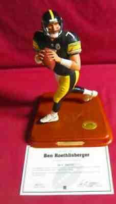 Ben Roethlisberger Danbury Mint Statue, NEW IN THE BOX, LOOKS NEVER DISPLAYED
