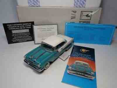 FRANKLIN MINT 1955 PONTIAC STAR SHIEF CUSTOM CATALINA CPE NIB W/DOCS & BRO. NICE