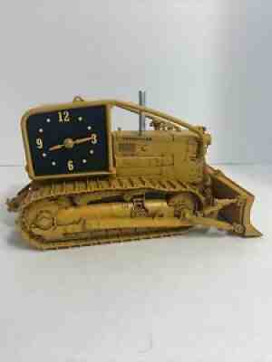 Vintage Rare Caterpillar Tractor Clock Danbury MINT BULLDOZER CAT D9