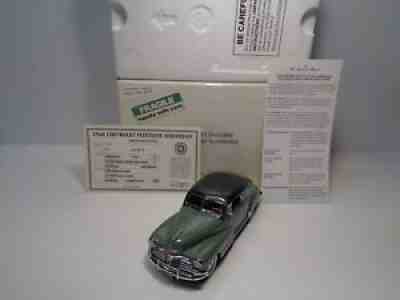 DANBURY MINT 1948 CHEVROLET FLEETLINE AEROSEDAN BNIB W/DOCS - RASH FREE SHARP