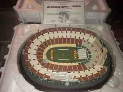 USC Trojans Danbury Mint Los Angeles Memorial Coliseum Stadium Replica Foam COA