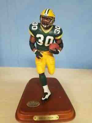Rare ahman Green- Green Bay Packers Danbury Mint Figurine w/cert statue figure