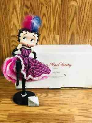 Danbury Mint Betty Boop Porcelain Can Can Dancer Doll by Syd Hap In Box