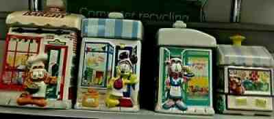 Garfield Cat Canister Collection The Danbury Mint Jim Davis Odie Arlene Pooky