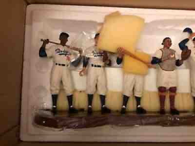 NEW DANBURY MINT 1955 BROOKLYN DODGERS TEAM STATUE IN ORIGINAL SHIPPING BOX