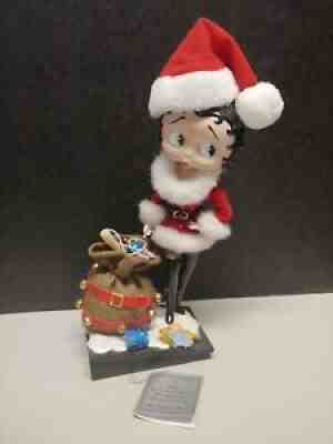 BETTY BOOP by Syd Hap Danbury Mint "Holiday Betty" with Box - 11 1/2" Tall -