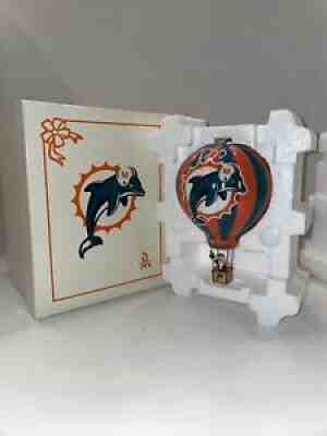 Miami Dolphins The Danbury Mint 2003 Victory Balloon Rare Christmas Ornament NIB