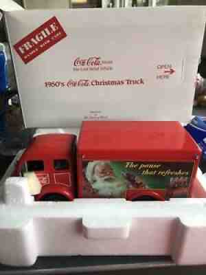 DANBURY MINT DIE CAST METAL - 1950'S COCA COLA CHRISTMAS TRUCK Coke
