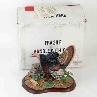 Danbury Mint Prize Gobbler Eastern Wild Turkey Sculpture Figurine Collectible