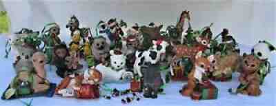 Danbury Mint Baby Animal Ornament Collection Christmas 31 Pieces With Boxes