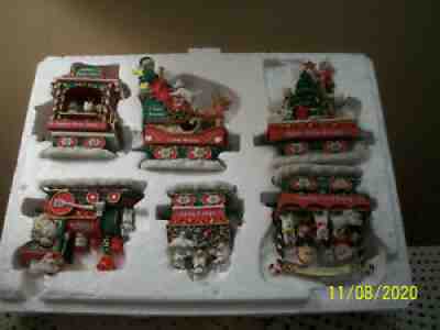 MIB Danbury Mint Westies Christmas Express Train original box