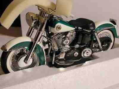 1958 Duo Glide Classic Harley Davidson model boxed Franklin Danbury mint 1:10