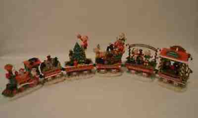Danbury Mint Dachshund Dog Christmas Express Train