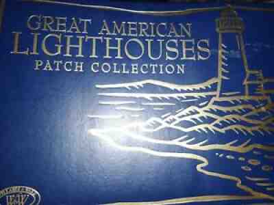 RARE Willabee & Ward/danbury mint LIGHTHOUSE patch collection LOT (35) ASSORTED