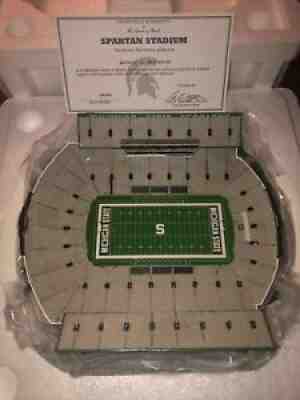 Michigan State Spartans Danbury Mint Spartan Stadium Replica Foam & COA