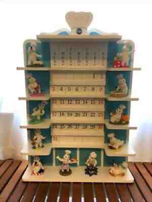 Pillsbury Doughboy Figurine Collectible Calendar Set Danbury Mint Complete