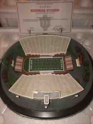 Indiana Hoosiers Danbury Mint Memorial Stadium Replica Foam & COA