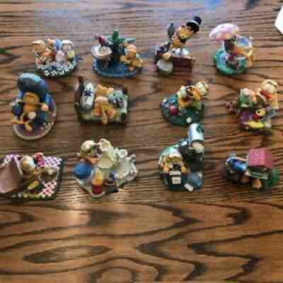 Full Set of 'Classic Garfield' Danbury Mint Figurines by Jim Davis (1993)