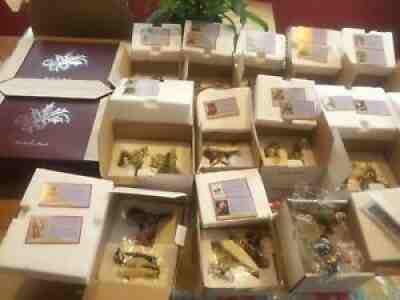 NIB Collection 25 Danbury Mint Songbird Detailed Birds Christmas Ornaments w/box