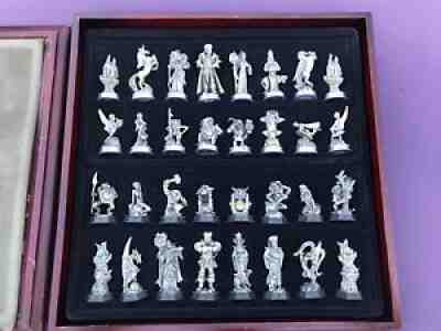 Fantasy of The Crystal Chess set by Danbury Mint