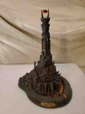 Lord of the Rings LOTR-Danbury Mint BARAD-DUR â??The Eye of Sauronâ?-The Hobbit