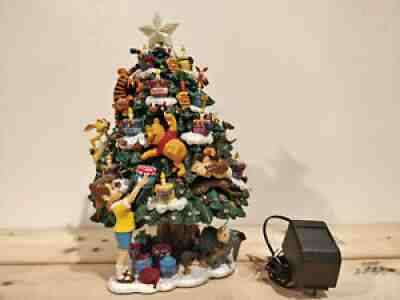 Rare Danbury Mint Winnie The Pooh Light up Christmas Tree