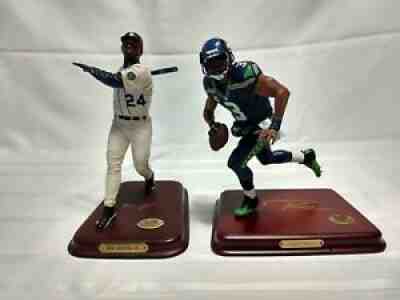 Seattle Legends Danbury Mint All Star Figurines. Ken Griffey Jr./ Russell Wilson