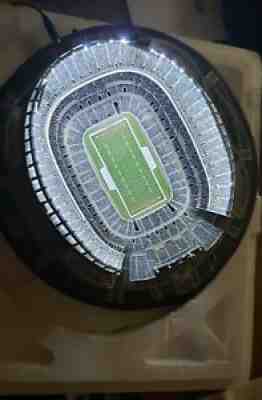 Danbury Mint Deluxe Invesco Field at Mile High Stadium Replica w/ Lights. VHTF