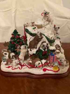 rare danbury mint bulldog collectable NEW