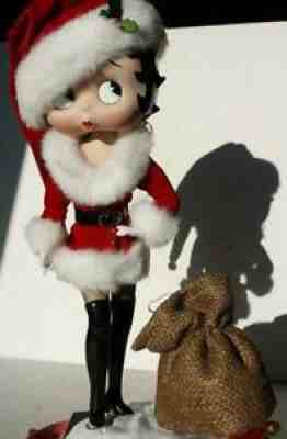 Betty Boop Figurine Sexy Mrs.Santa Porcelain Danbury Mint Collector Syd Hap-CUTE