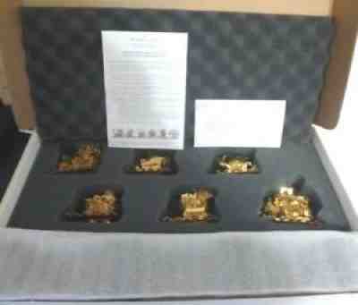 Danbury Mint Santaâ??s Gold Christmas Train
