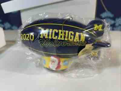 Danbury Mint University of Michigan Wolverines Christmas Blimp Ornament 2020