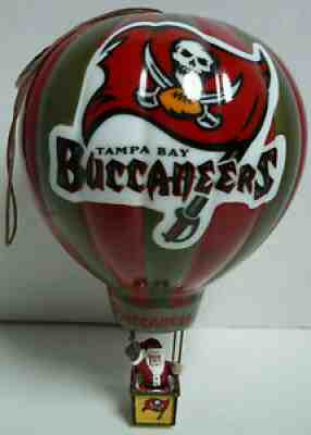 2003 DANBURY MINT TAMPA BAY BUCCANEERS VICTORY BALLOON CHRISTMAS ORNAMENT