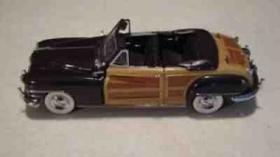 1:24 Danbury Mint 1948 Chrysler Town & Country Woody Convertible Diecast Nice