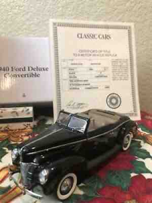 Danbury Mint 1940 Ford Deluxe Convertible